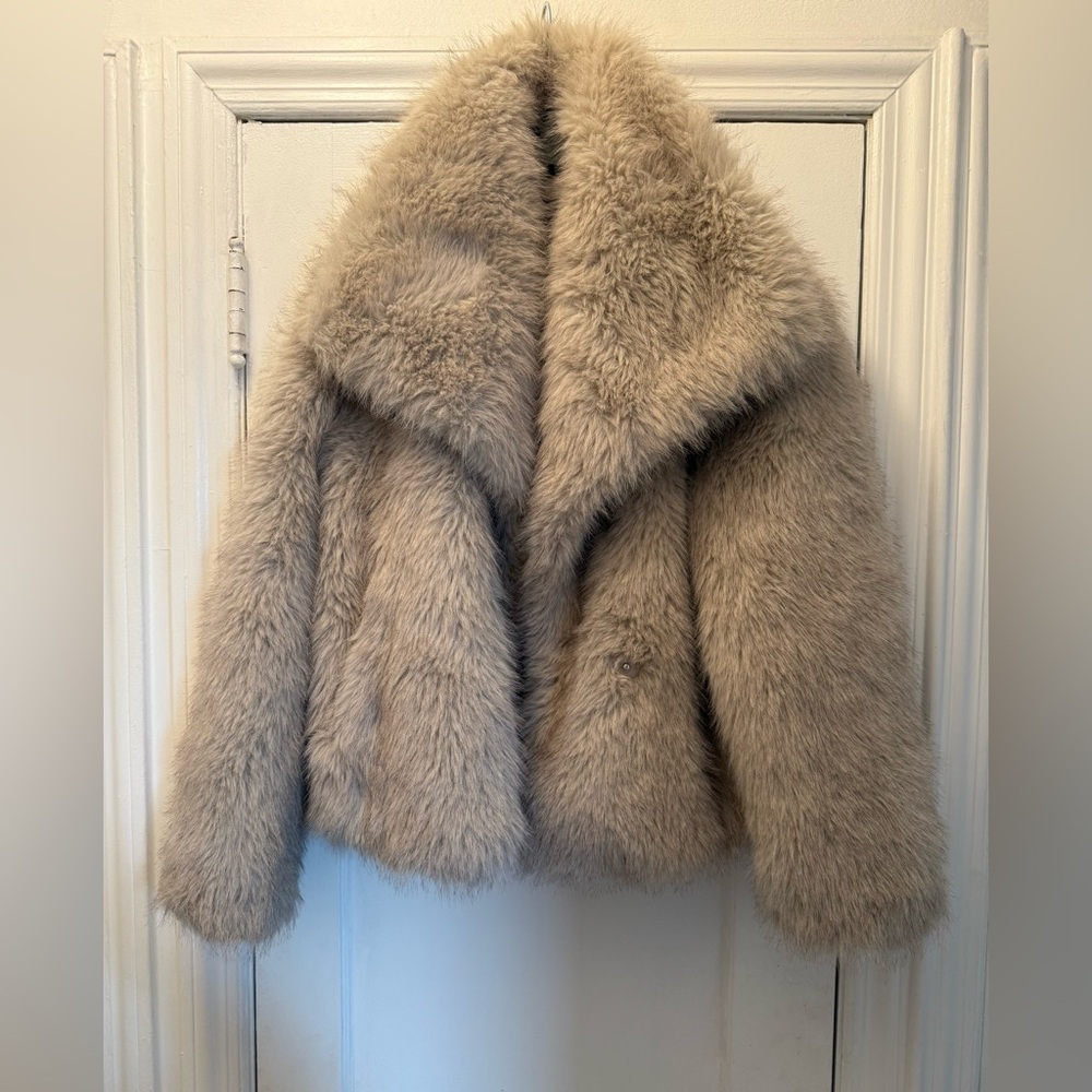 Zara faux fur Jacket